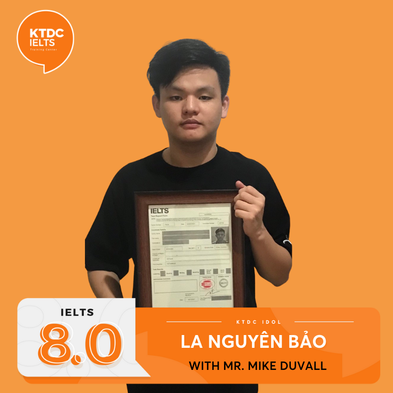 La Nguyen Bao IELTS 8.0