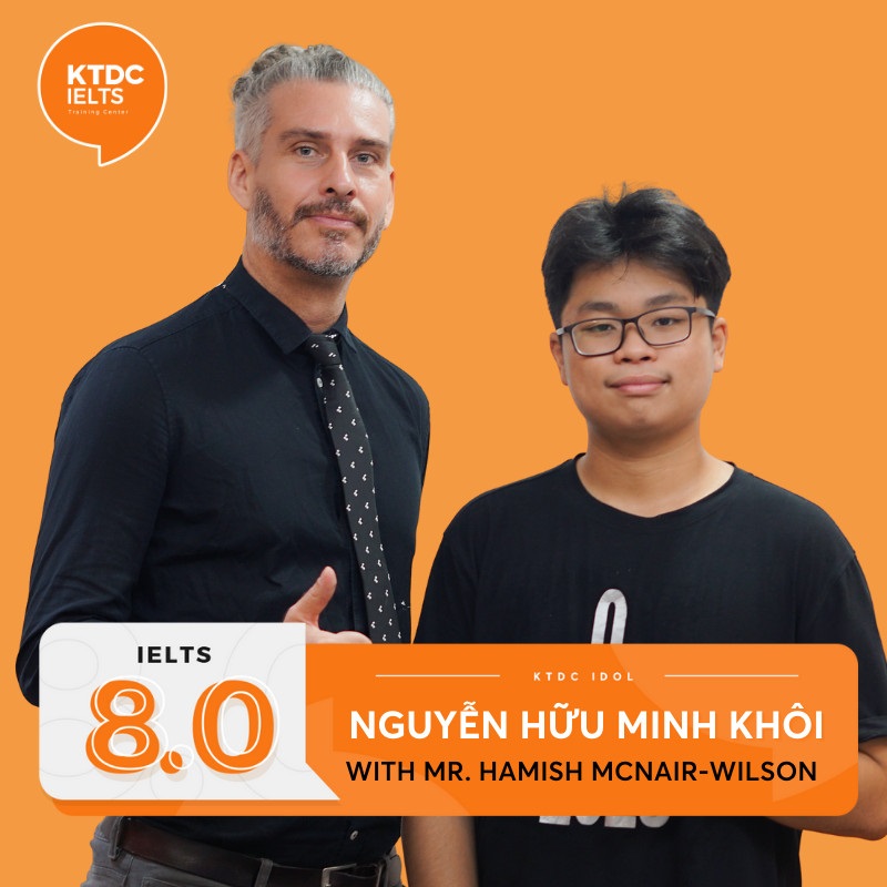 Nguyễn Hữu Minh Khôi IELTS 8.0