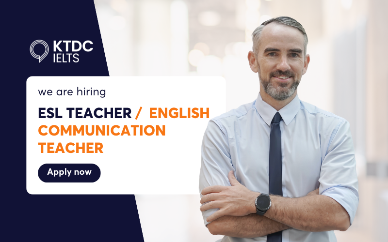 Recruitment: ESL Teacher /  English Communication Teacher