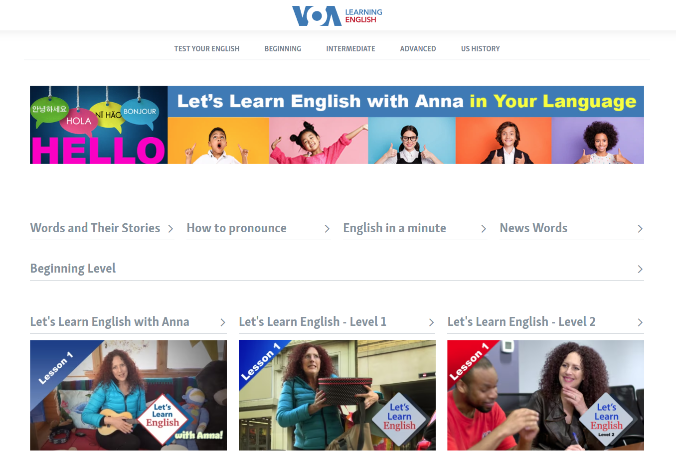 VOA learning english