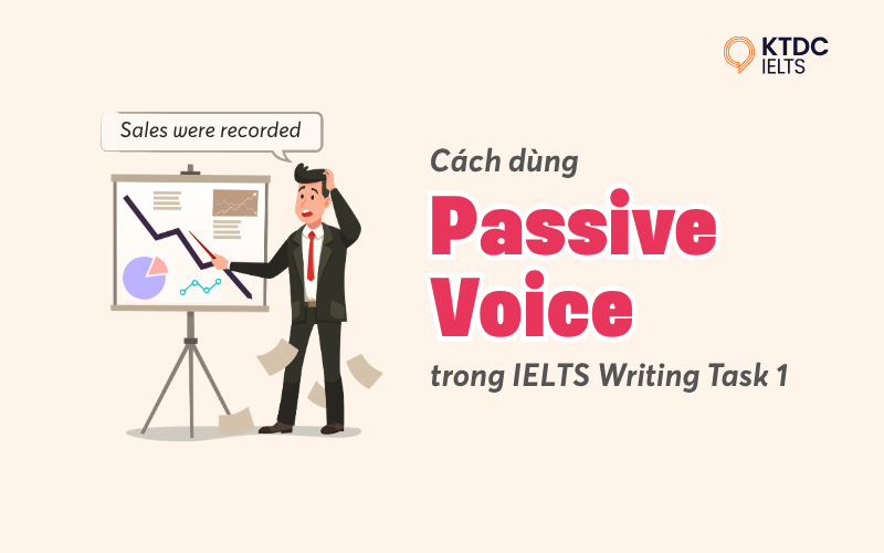 Cách dùng Câu bị động (Passive Voice) trong IELTS Writing Task 1